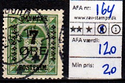 Ugeauktion 819 - AFA 160 - 166 #59022