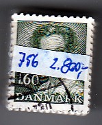 Ugeauktion 877 - Magrethe 2. bundter. Tp.Cr. 160 øre til 250 øre. #34042