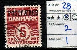Ugeauktion 878 - Postfærge 21 - 30 #110192