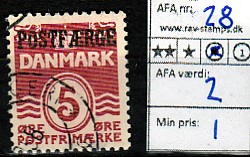 Ugeauktion 878 - Postfærge 21 - 30 #110196