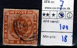 Ugeauktion 824 - AFA 7 - 10 #7026