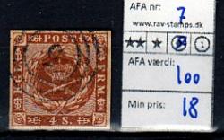 Ugeauktion 826 - AFA 7 - 10 #7030