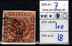 Ugeauktion 822 - AFA 7 - 10 #13044