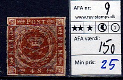 Ugeauktion 824 - AFA 7 - 10 #7056