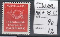 Ugeauktion 877 - Nødfrimærker, nytryk. #46016