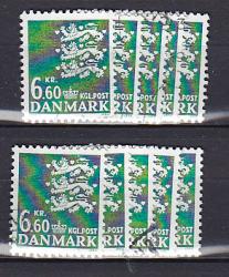 Ugeauktion 877 - Rigsvåbenbundter 5 - 9  kr. #305050