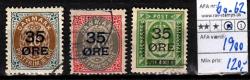 Ugeauktion 877 - AFA 60 - 62a #56002