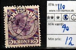 Ugeauktion 877 - AFA 106 - 110b #67072