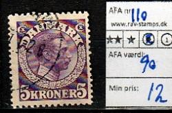 Ugeauktion 824 - AFA 110 - 110b #36014