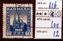 Ugeauktion 824 - AFA 112 - 116 #37072