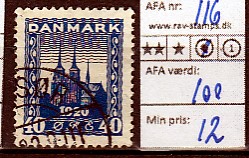 Ugeauktion 824 - AFA 112 - 116 #37078