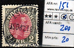 Ugeauktion 877 - AFA 151 - 153 #79024