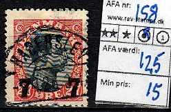 Ugeauktion 822 - AFA 157 - 159 #56026