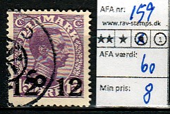 Ugeauktion 819 - AFA 157 - 159 #58072