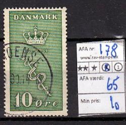 Ugeauktion 823 - AFA 178 - 180 #61010