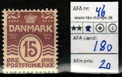 Ugeauktion 877 - Ustemplede BT. AFA 22 - 63a #126010