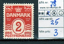 Ugeauktion 822 - Ustemplede BT. AFA 64 - 97 #123024