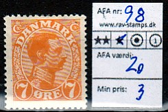 Ugeauktion 877 - Ustemplede BT. AFA 98 - 110b #128038