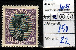 Ugeauktion 877 - Ustemplede BT. AFA 98 - 110b #128058