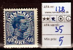 Ugeauktion 877 - Ustemplede BT. AFA  112 - 131a #129008