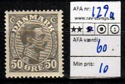 Ugeauktion 877 - Ustemplede BT. AFA  112 - 131a #129010