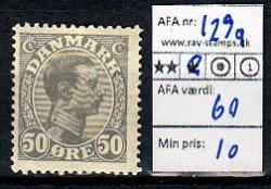Ugeauktion 877 - Ustemplede BT. AFA  112 - 131a #129012