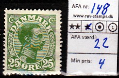 Ugeauktion 877 - Ustemplede BT. AFA  132 - 159 #130014
