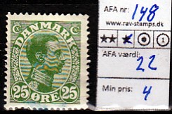 Ugeauktion 824 - Ustemplede BT. AFA  132 - 159 #122014