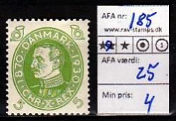 Ugeauktion 877 - Postfrisk BT. AFA 186 - 195 #125010