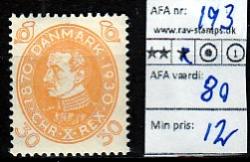 Ugeauktion 824 - Ustemplede BT. AFA 186 - 195 #125032