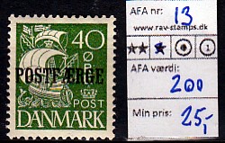 Ugeauktion 876 - Postfærge 8 - 13 #108090