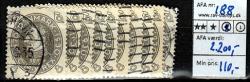 Ugeauktion 877 - Bogtryksbundter 186 - 189 #28072