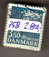 Ugeauktion 822 - Rigsvåbenbundter. 3,10 kr. - 4,70 kr. #294060