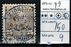 Ugeauktion 828 - AFA 49 - 49a #18012