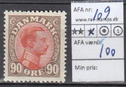 Ugeauktion 823 - Ustemplede BT. AFA 98 - 110b #124090