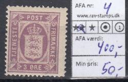 Ugeauktion 877 - Tjeneste. 4-5a. #236002