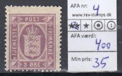 Ugeauktion 891 - Tjeneste. 4-5a. #237004
