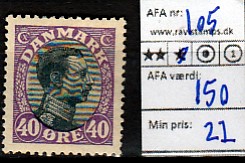 Ugeauktion 877 - Ustemplede BT. AFA 98 - 110b #128062