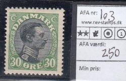 Ugeauktion 877 - Ustemplede BT. AFA 98 - 110b #128004