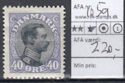 Ugeauktion 877 - Ustemplede BT. AFA 98 - 110b #128012