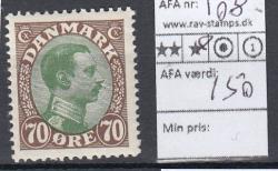 Ugeauktion 877 - Ustemplede BT. AFA 98 - 110b #128026