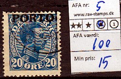 Ugeauktion 877 - Porto 5 - 8 #222016