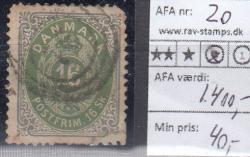 Ugeauktion 824 - AFA 18 - 21 #10048