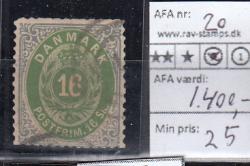 Ugeauktion 824 - AFA 18 - 21 #10060