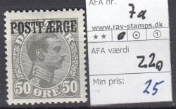 Ugeauktion 877 - Postfærge 1 - 7a. #107080