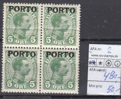 Ugeauktion 877 - Porto 1 - 4  #221028
