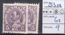 Ugeauktion 877 - AFA 209 - 215 #142004