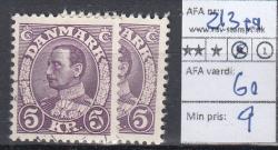 Ugeauktion 823 - AFA 209 - 215 #138004