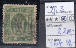 Ugeauktion 877 - Tjeneste skilling #235050
