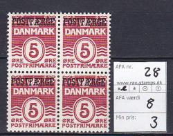 Ugeauktion 892 - Postfærge 21 - 30 #112146